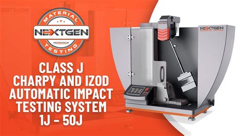 Class J – Charpy and Izod Automatic Impact Testing System – 1J 